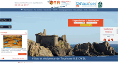 Desktop Screenshot of oya-vacances.com